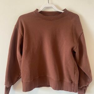 TNA Cozy Fleece Oversized Crewneck Sweatshirt